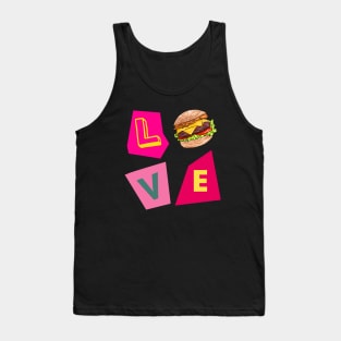 Love burgers Tank Top